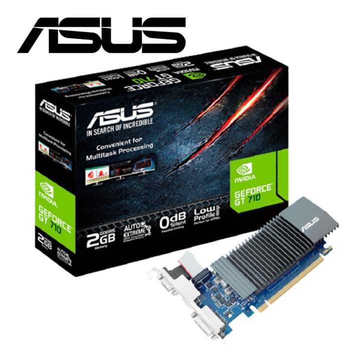 Video Asus Geforce Gt-710 2gb Gddr5 Evo GT710-SL-2GD5-BRK-EVO