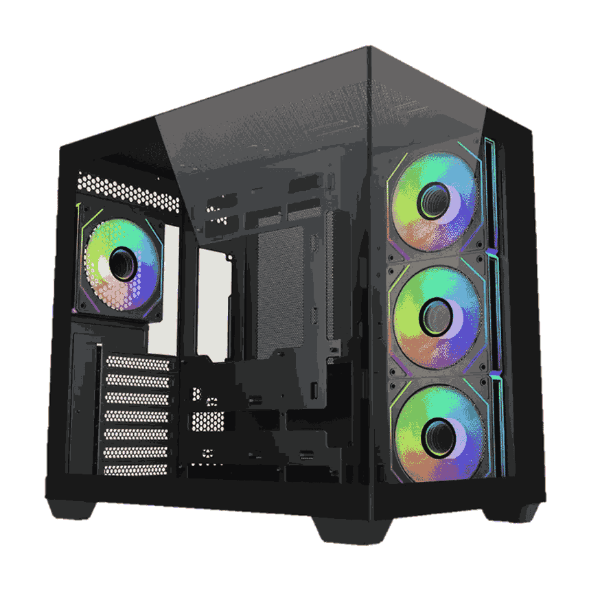 CASE COOLERMASTER Elite 681 Mid Tower Black ARGB ARGB 3x120mm Side Mount 1x120mm Rear 1USB Tipo C