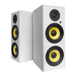 [LT4307] Parlantes Thonet Vander Hoch Gen2 2,0 120W RMS BT Weiss-Blanco HK096-03558 - Hoch Cinema 2.0