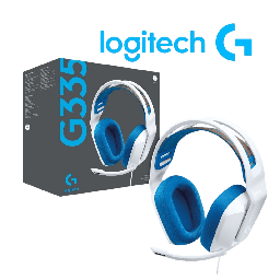 [LT4472] Audifono Logitech G335 Gaming stereo PC, PS4-5 XBOX,  MOVIL Blanco Wired 981-001017