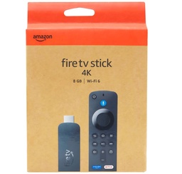 [LT4498] Adaptador Amazon Fire Tv Stick 4k 2nd Gen Wifi 6 con Alexa HDR Voice Remote Control Dolby Vision-Atmos Negro 840268935092