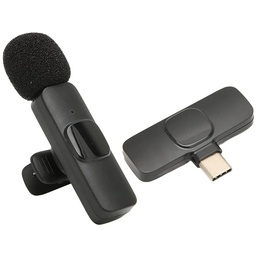 [LT4568] Microfono para Celular - Microfono doble wireless Lavalier con entrada tipo C