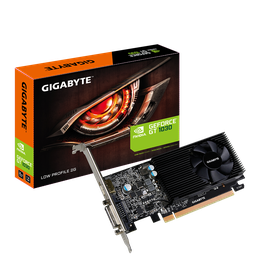 [LT4624] Tarjeta De Video GIGABYTE GT-1030 2GB Low Profile D4 GDDR4 PCI-EX. 3.0  GV-N1030D4-2GL