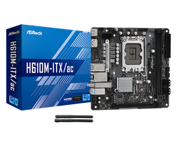 [LT4757] Tarjeta Madre ASROCK H610M/AC 14th LGA1700 2ddr4 Wifi D-Sub HDMI DPUSB3.2 M.2 PCIe mATX