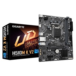 [LT4763] MBO GIGABYTE H510M K V2 11TH LGA1200 2DDR4-3200 HDMI M.2 4USB3.2 6USB2.0 PCIe3.0 mATX