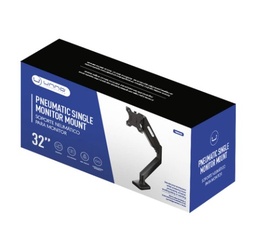 [LT4789] Soporte Para Monitor UnnoTekno TM8005BK Neumatico para monitores de  hasta 32"