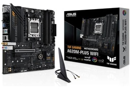 [LT4843] Mbo Asus TUF A620M-PLUS Wifi Amd Am5 4xddr5 Wifi 6 BT V5.3 Aura Sync RGB Hdmi + 2DP 2xM.2 PCI4.0 Micro-atx