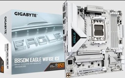 [LT4846] Tarjeta Madre Gigabyte B850M Eagle Wifi6E Ice AM5 DDR5 4 slots HDMI DP 2.5 WIFI mATX