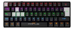 [LT4914] Teclado Primus Ballista 61T Gaming 60% Retroiluminado Mecanico cable USB Black switch Red ID011PGL15