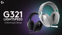 [LT4985] Audifono Logitech G321 Gaming LighSpeed Wireless & Bluetooth Stereo Blanco 981-001568