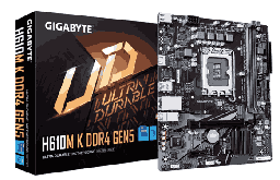 [LT5069] Mbo Gigabyte H610M K DDR4 GEN5 14VA LGA1700 2DDR4 HDMI M.2 USB3.2 PCIe4.0 micro-ATX