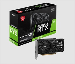 [LT5174] TARJETA DE VIDEO MSI GEFORCE RTX 3050 VENTUS 2X 6GB GDDR6 96bit HDMI DP PCIe 4.0 2VENT 912-V812-201